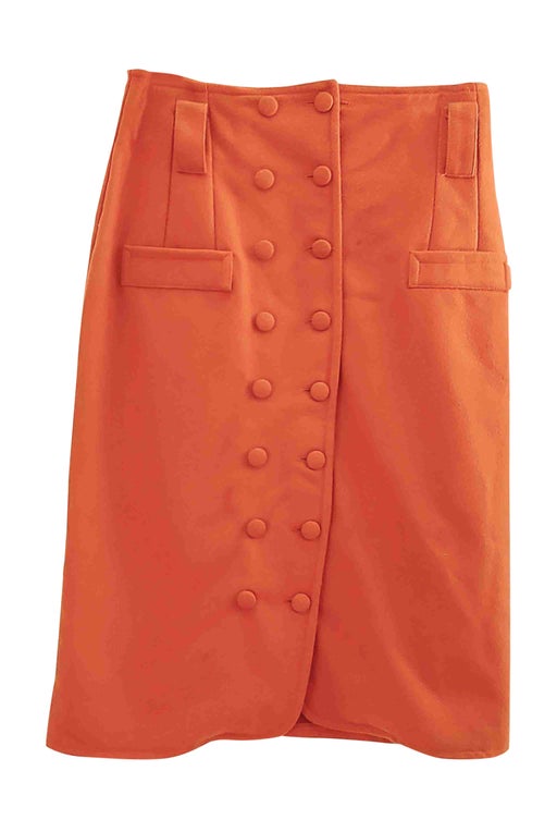 Buttoned skirt