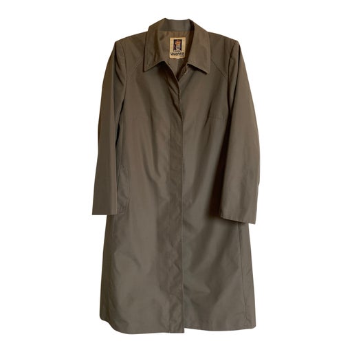 Gray trench coat
