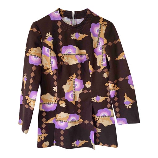 70's patterned top