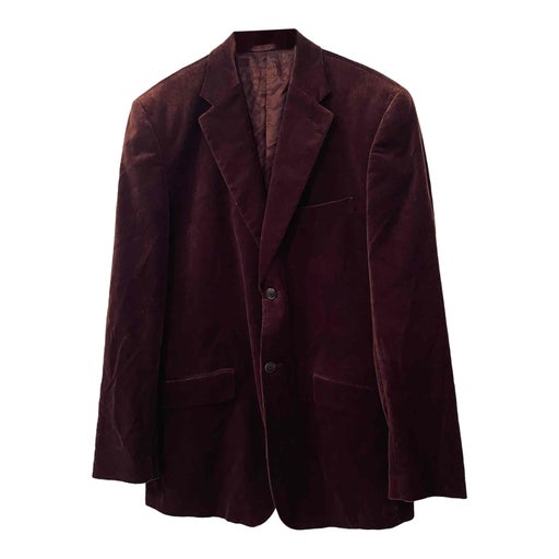 Chocolate velvet blazer