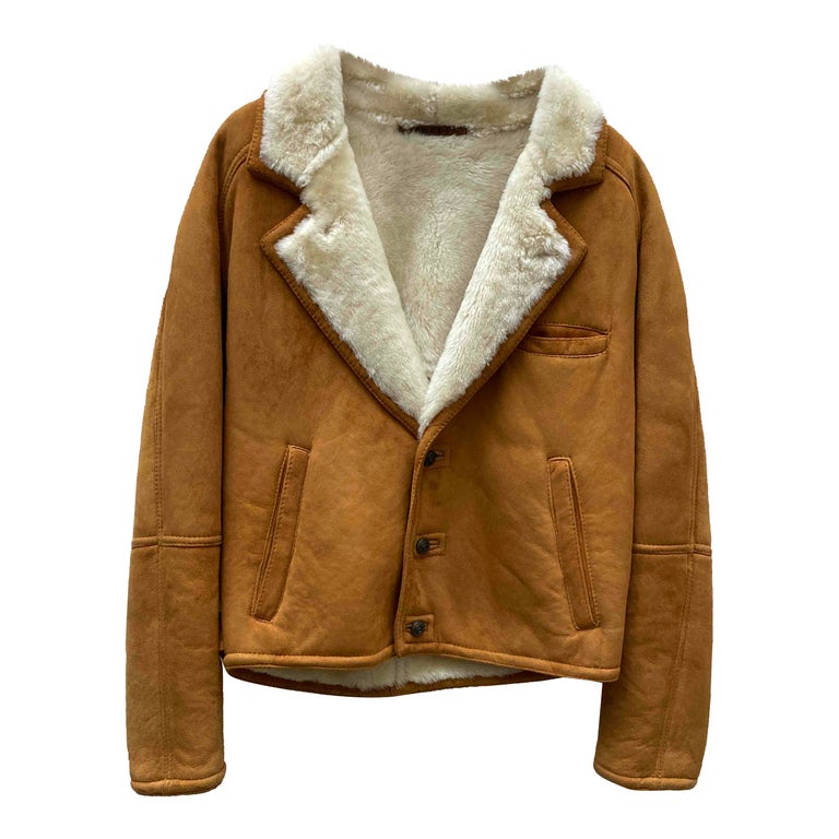Manteau en peau lainée 