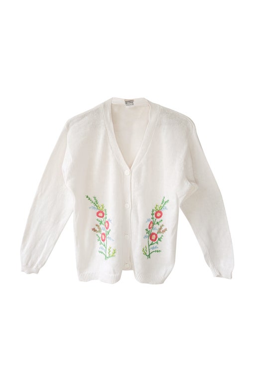 Embroidered cardigan