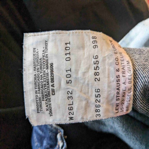 Levi's 501 W26L32 jeans