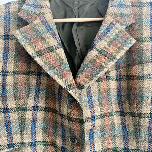 Checked blazer