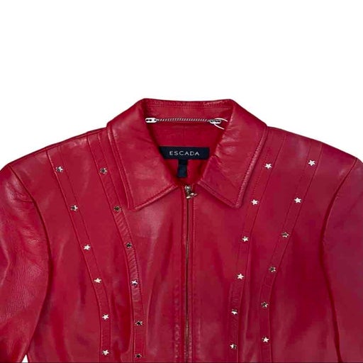 Escada leather jacket