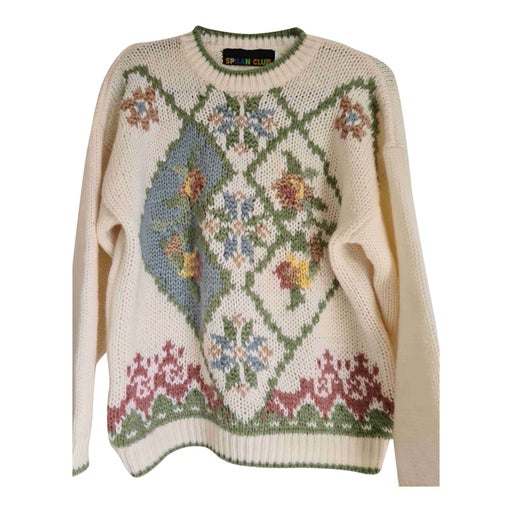 Floral sweater