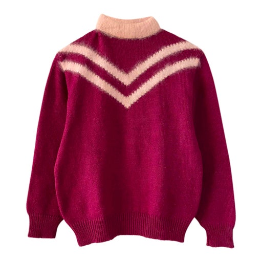 Angora wool turtleneck
