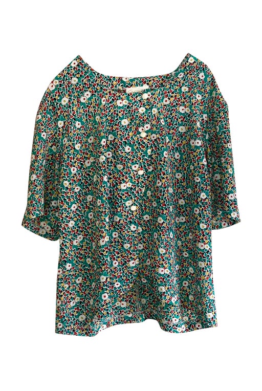 Blouse à motifs colorés