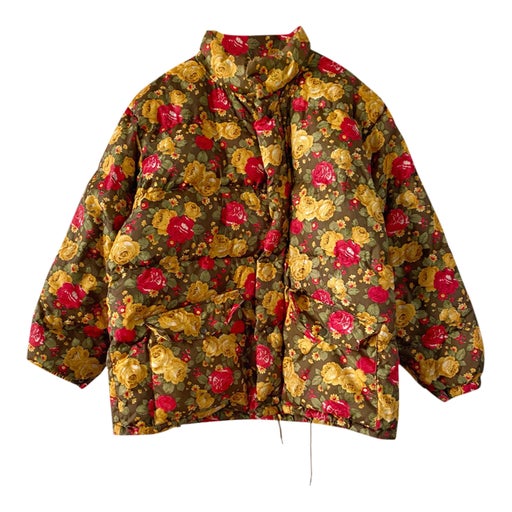 Floral puffer jacket for women Imparfaite