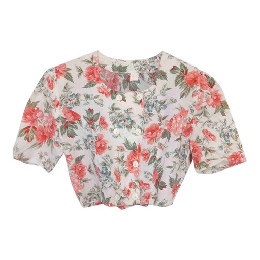 Floral crop top