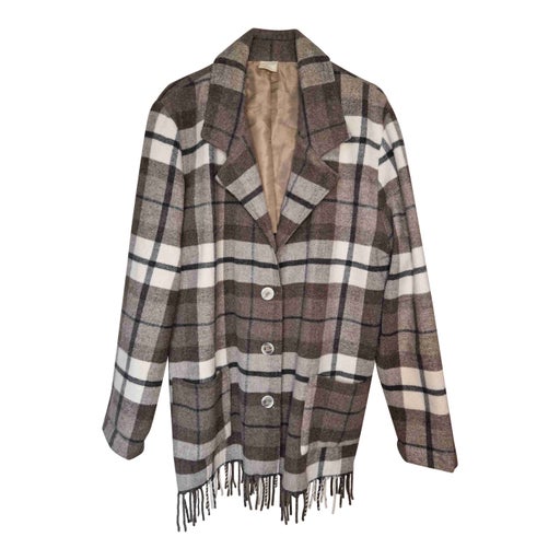 Long tartan jacket