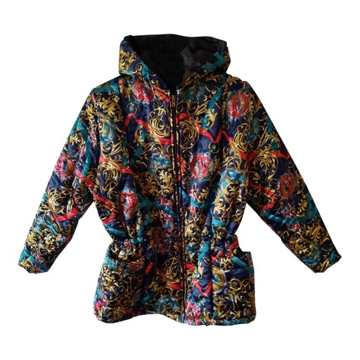 Quilted down jacket