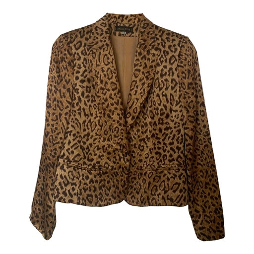 Leopard blazer