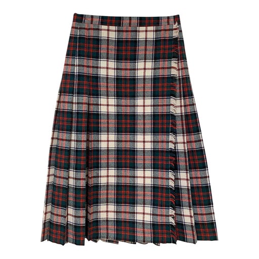 Jupe plissée tartan 