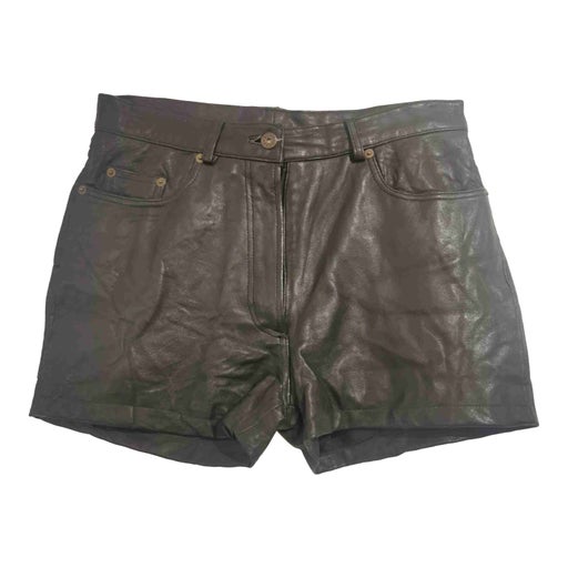 Short en cuir 