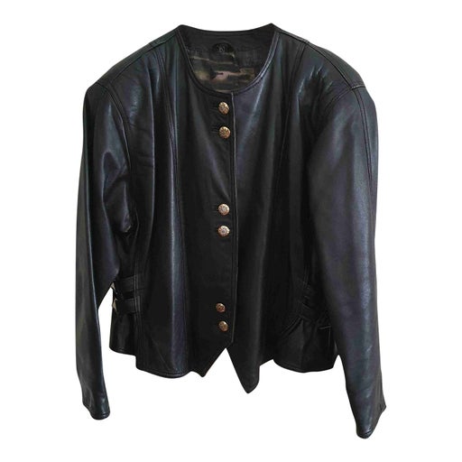 80's leather jacket
