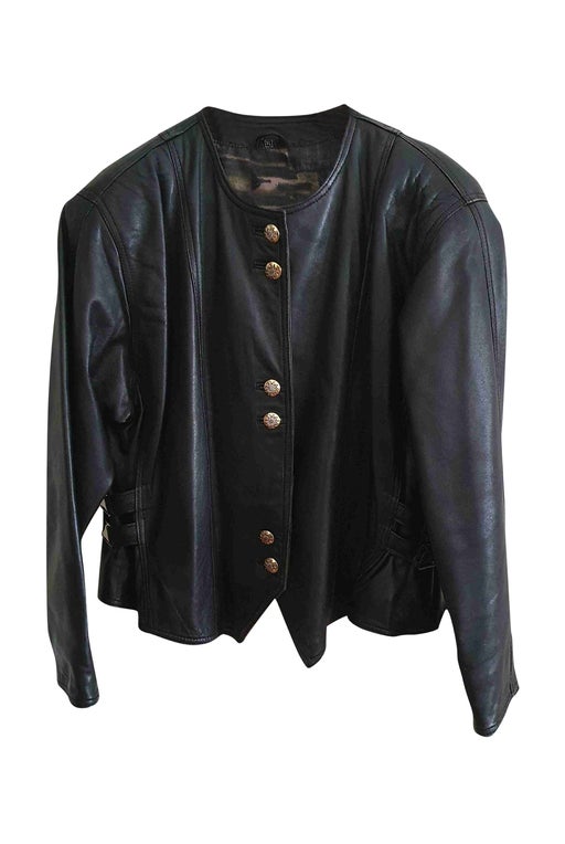80's leather jacket