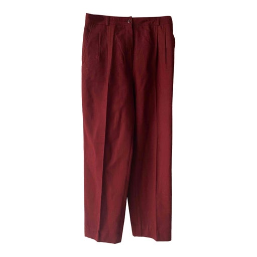 Pantalon à pince en laine