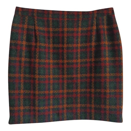 Tartan mini skirt