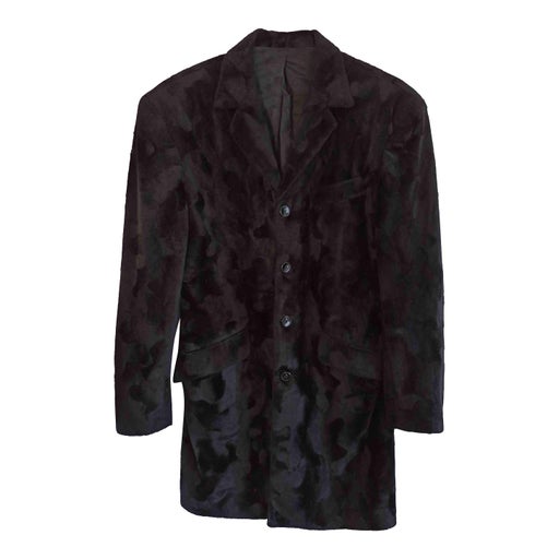 Long velvet coat