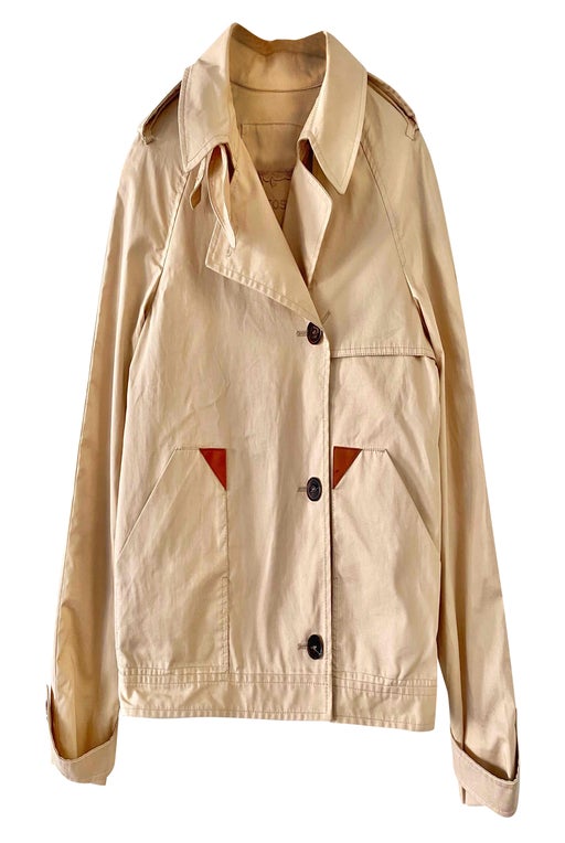 Lacoste short trench coat
