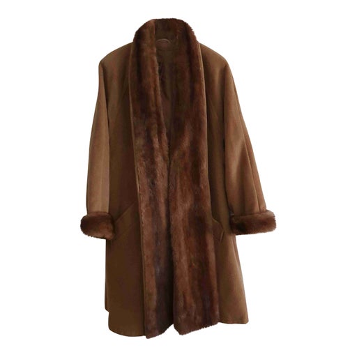 Wool cape coat