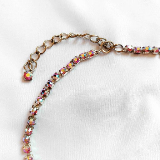 90's rhinestone necklace