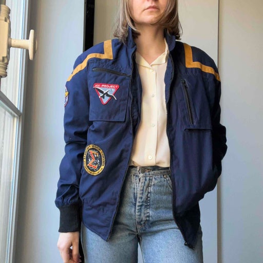 Patterned cotton jacket
