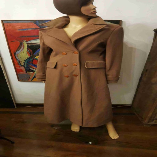Wool and cashmere coat