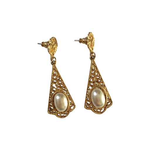 Boucles d’oreilles dorées