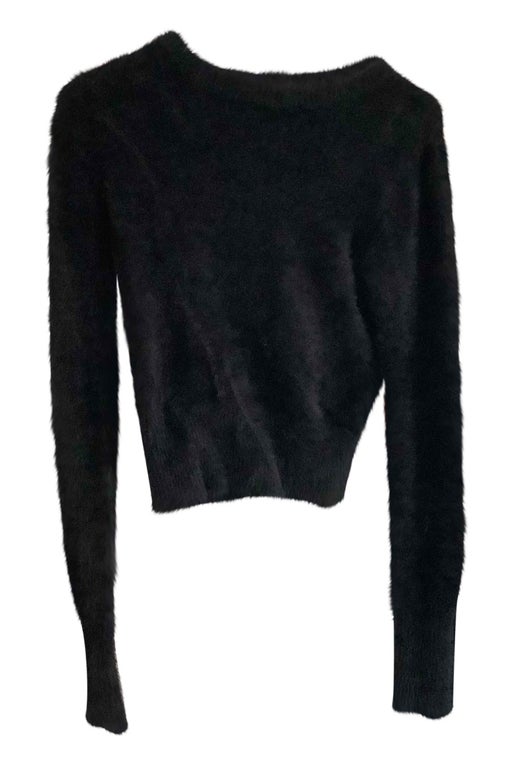 Black cropped sweater