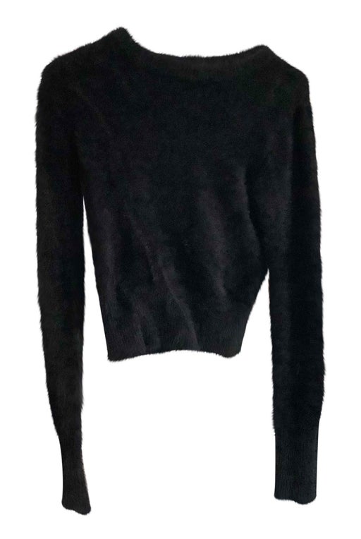 Black cropped sweater