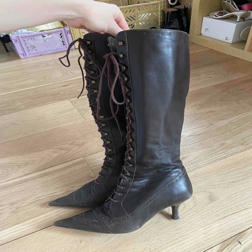 Bottes hautes 2025 lacets