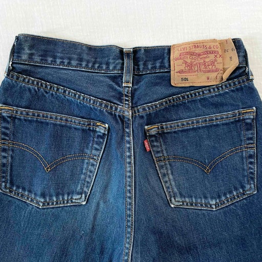Levi's 501 W28L32 Jeans Dark Blue