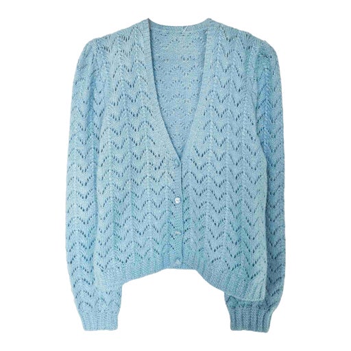 Cardigan en maille 80's