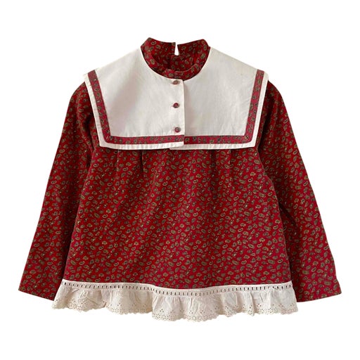 Cacharel velvet blouse