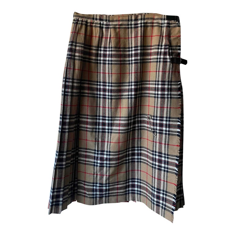 Tartan wrap skirt