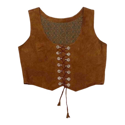 Suede vest