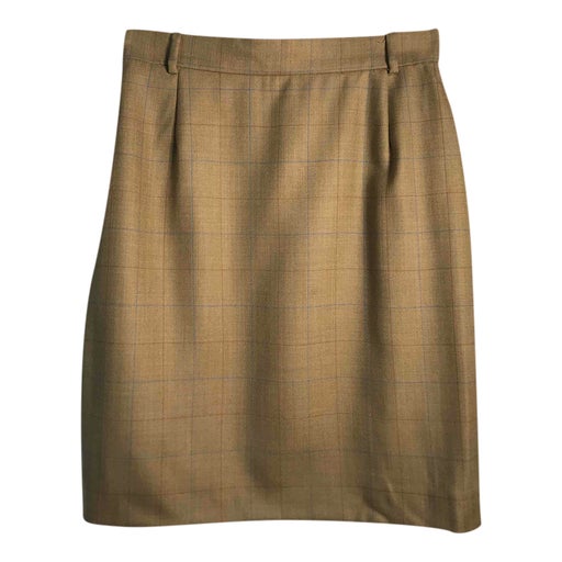 Mulberry wool skirt.