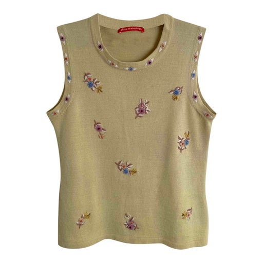 Embroidered tank top