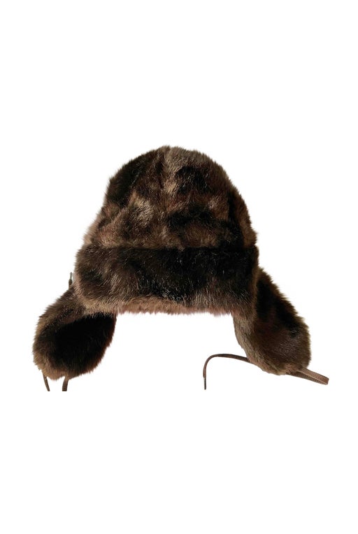 Faux fur trapper hat