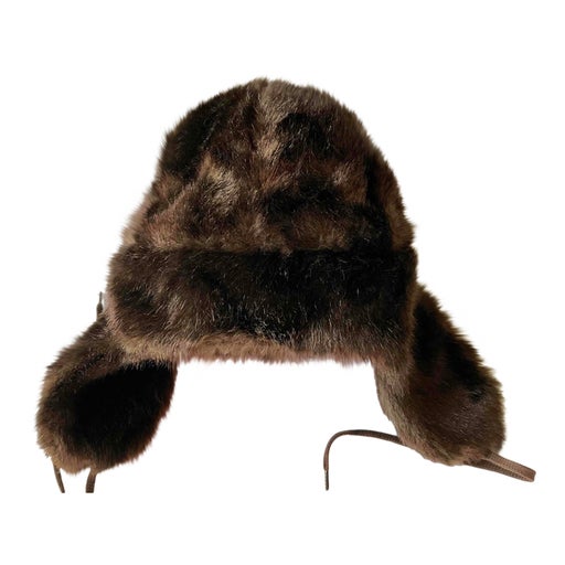 Faux fur trapper hat