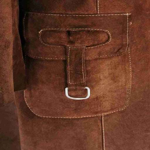 70's trench coat in suede