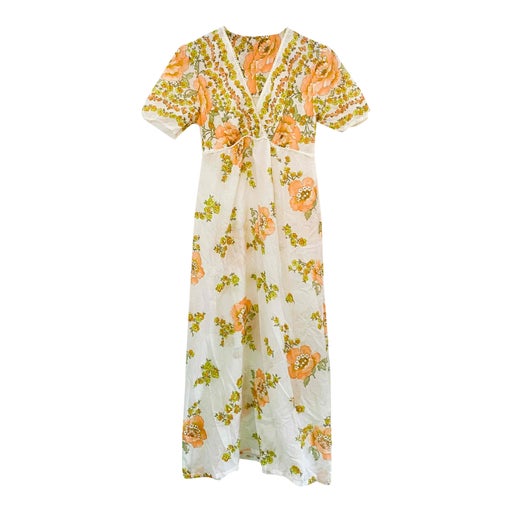 70's floral babydoll