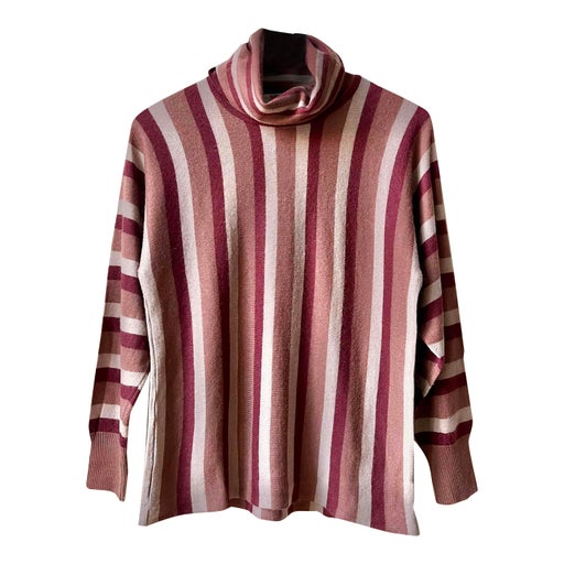 Striped turtleneck