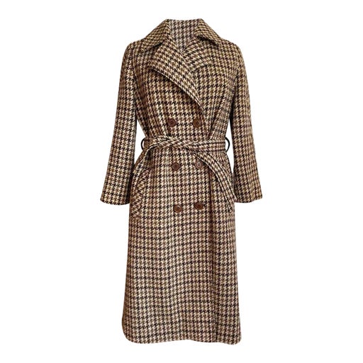 Wool trench coat