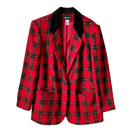 Tartan blazer