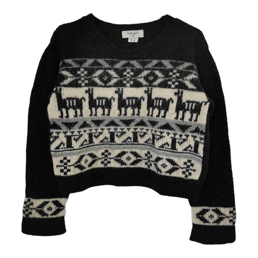 Patterned wool sweater