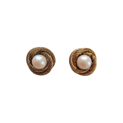 Pearl earrings