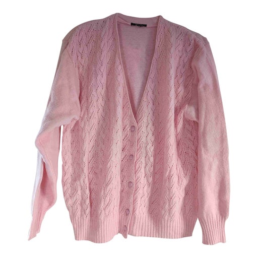 Openwork cable cardigan